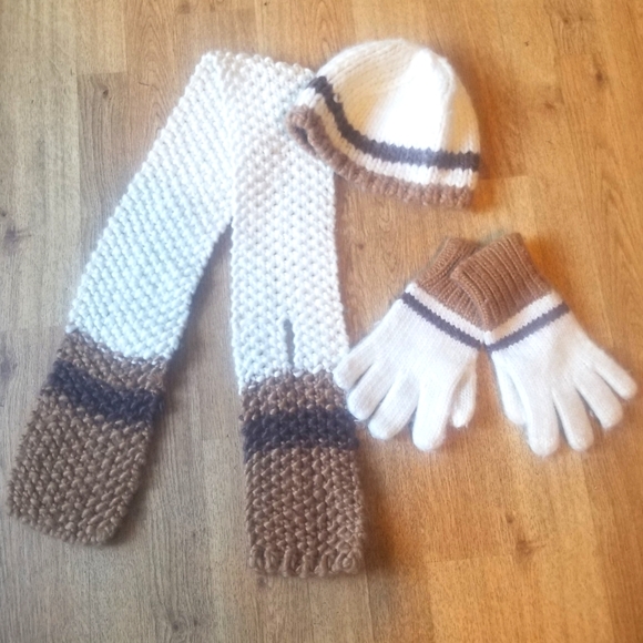 Accessories - Hand Made Hat, Scarf and Gloves Set